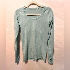 lululemon Swiftly Tech Long Sleeve Mint size 6